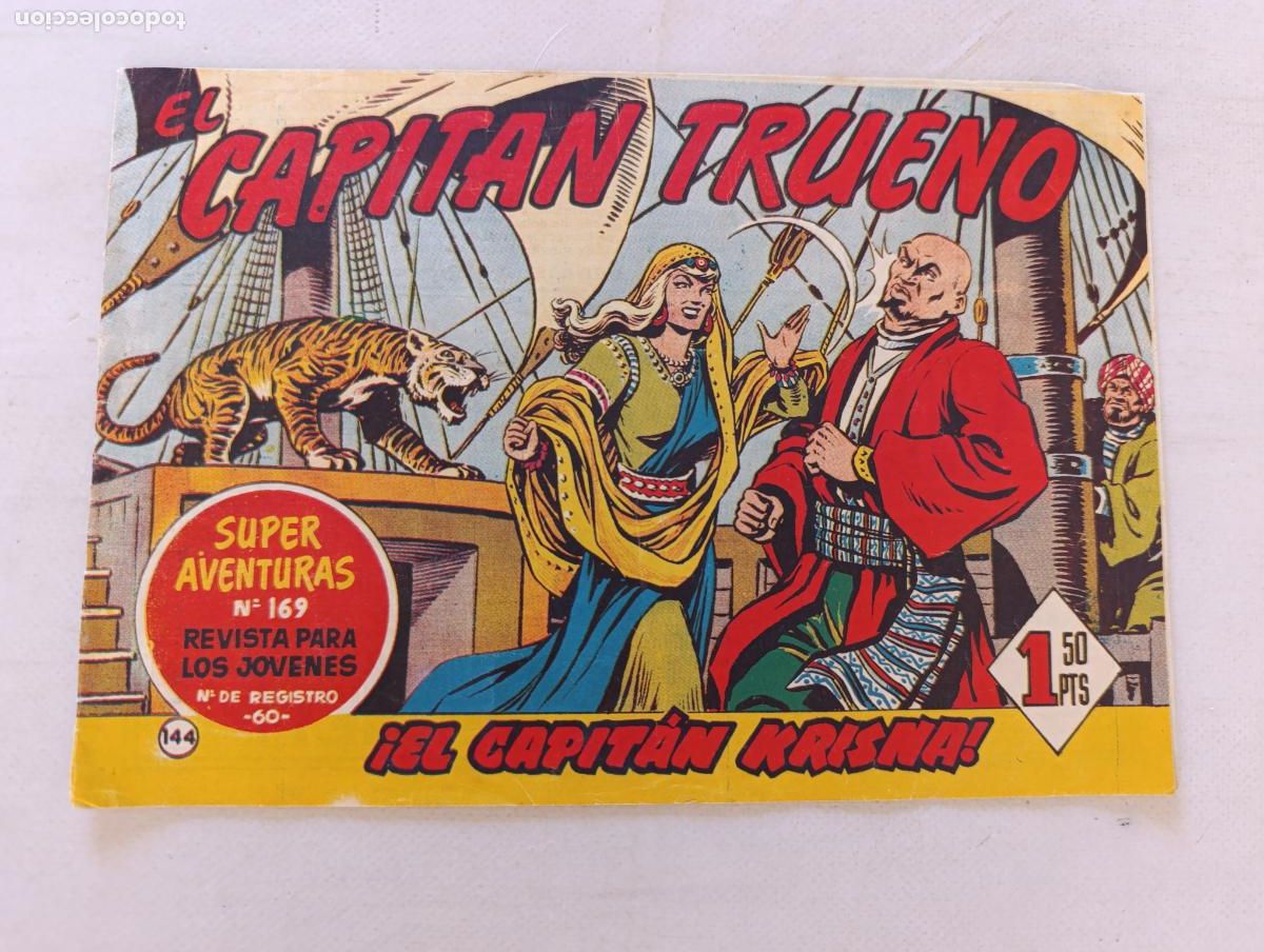 Tebeos: EL CAPITAN TRUENO N&ordm; 144 - BRUGUERA - ORIGINAL (HT)