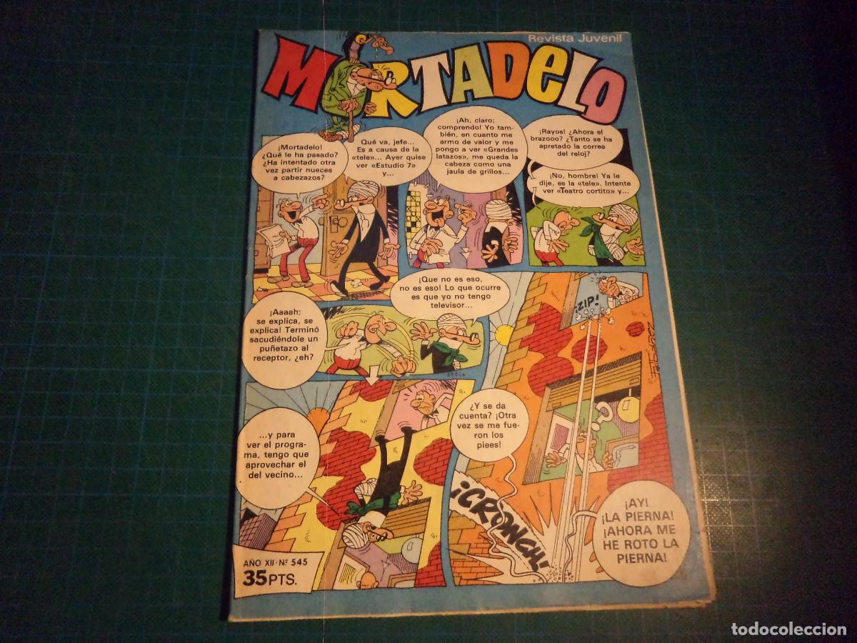 Tebeos: Mortadelo revista juvenil. N&ordm; 545. Bruguera.