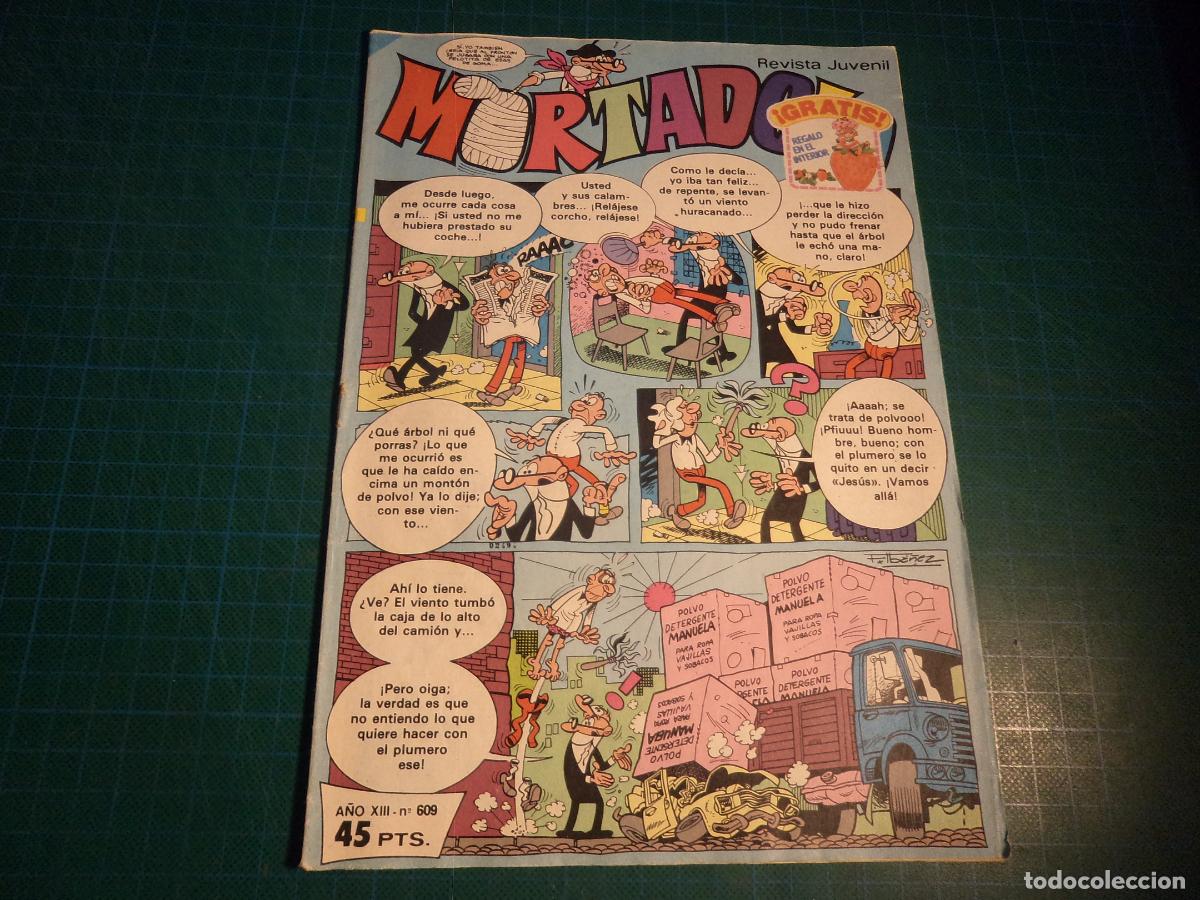 Tebeos: Mortadelo revista juvenil. N&ordm; 609. Bruguera.