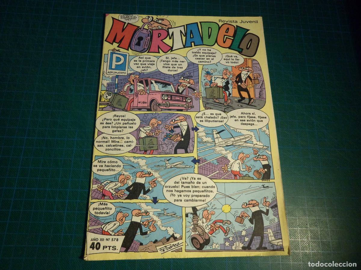 Tebeos: Mortadelo revista juvenil. N&ordm; 578. Bruguera.