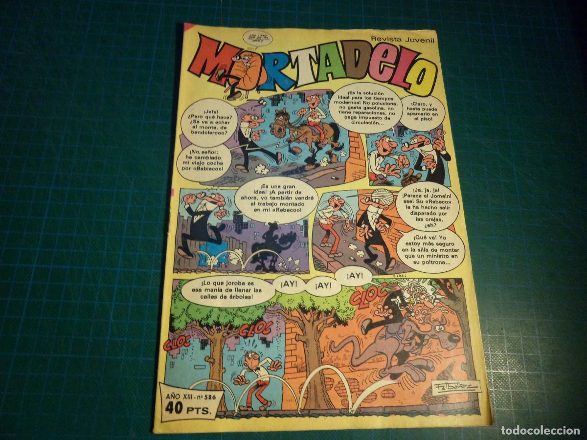 Tebeos: Mortadelo revista juvenil. N&ordm; 586. Bruguera.