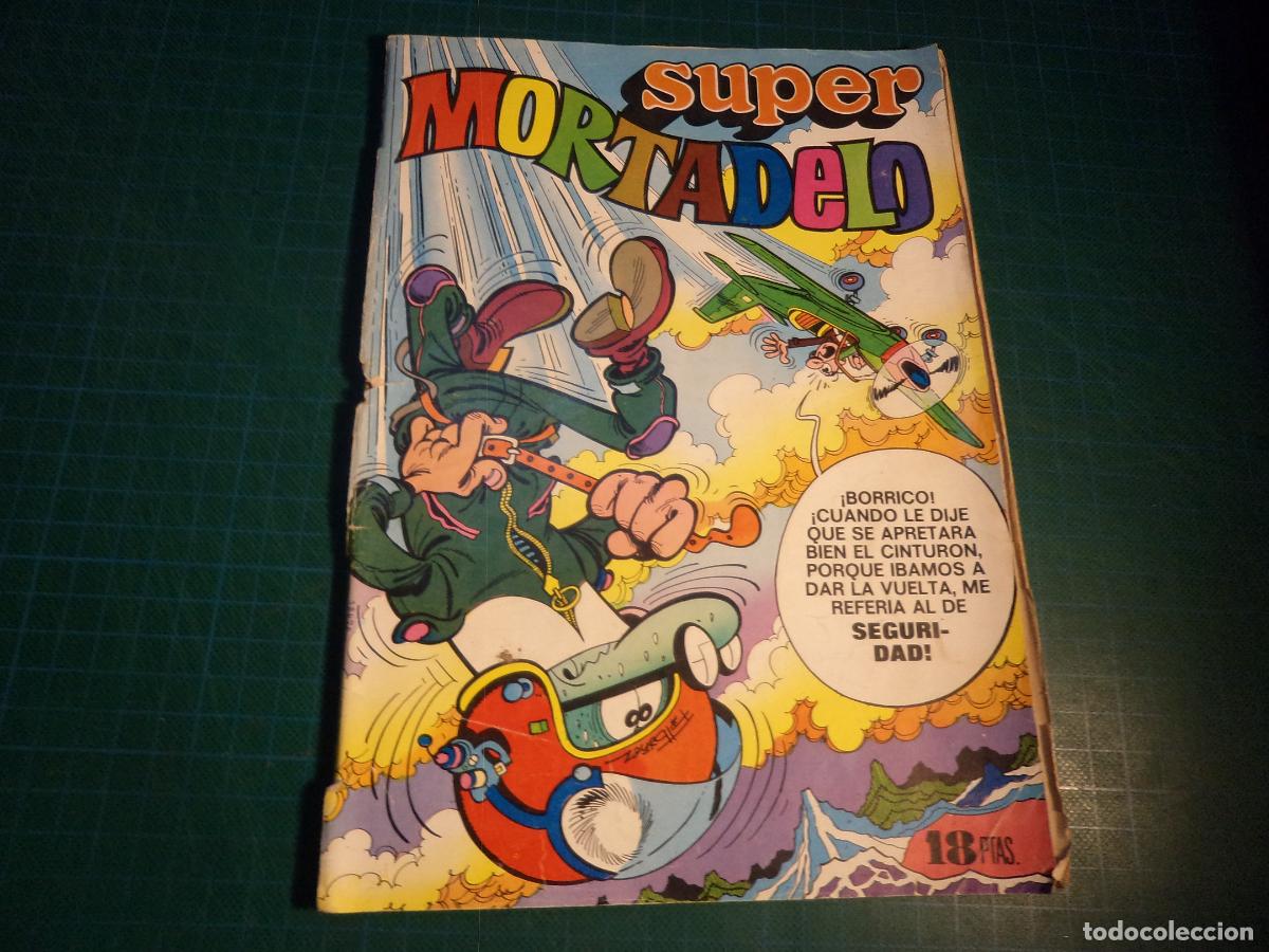 Tebeos: Super Mortadelo. N&ordm; 21. Bruguera. Con se&ntilde;ales de uso. Tiene el lomo abierto. (Ref. 21-B)
