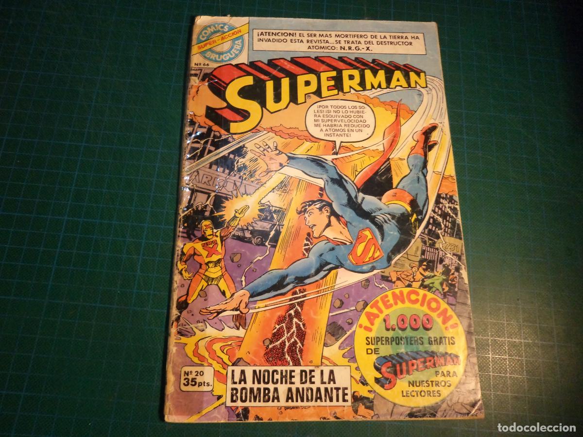 Tebeos: Superman. N&ordm; 20. Bruguera. Castigado. Con celo en el lomo. (Ref. 21-B)