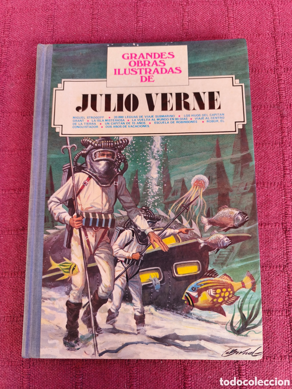 Tebeos: GRANDES OBRAS ILUSTRADAS DE JULIO VERNE 1 BRUGUERA TERCERA EDICI&Oacute;N 1984