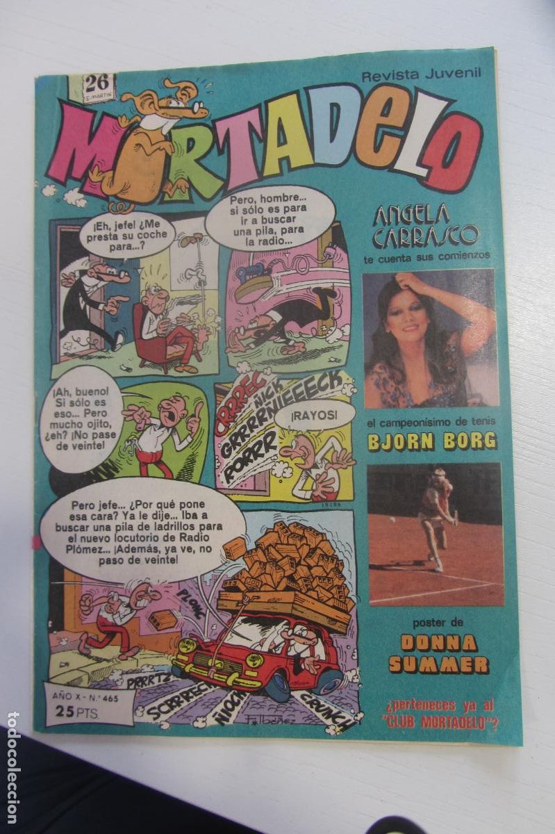 Tebeos: MORTADELO REVISTA SEMANAL N&ordm; 465 BRUGUERA arx115