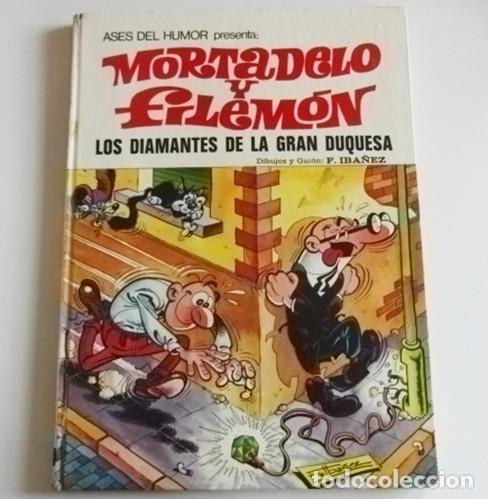 Tebeos: MORTADELO Y FILEM&Oacute;N LOS DIAMANTES DE LA GRAN DUQUESA - C&Oacute;MIC F. IB&Aacute;&Ntilde;EZ ASES DEL HUMOR 1973 BRUGUERA