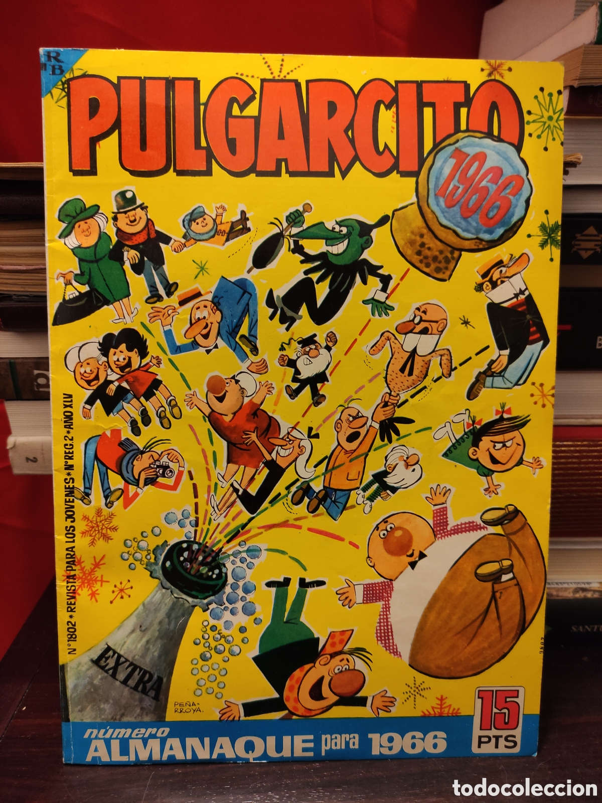 Tebeos: Pulgarcito n&uacute;mero almanaque para 1966 - N&ordm; 1802