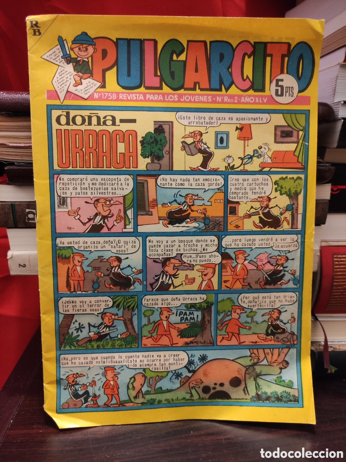 Tebeos: PULGARCITO N&deg;1758 DONA URRACA ANO XLV 1965