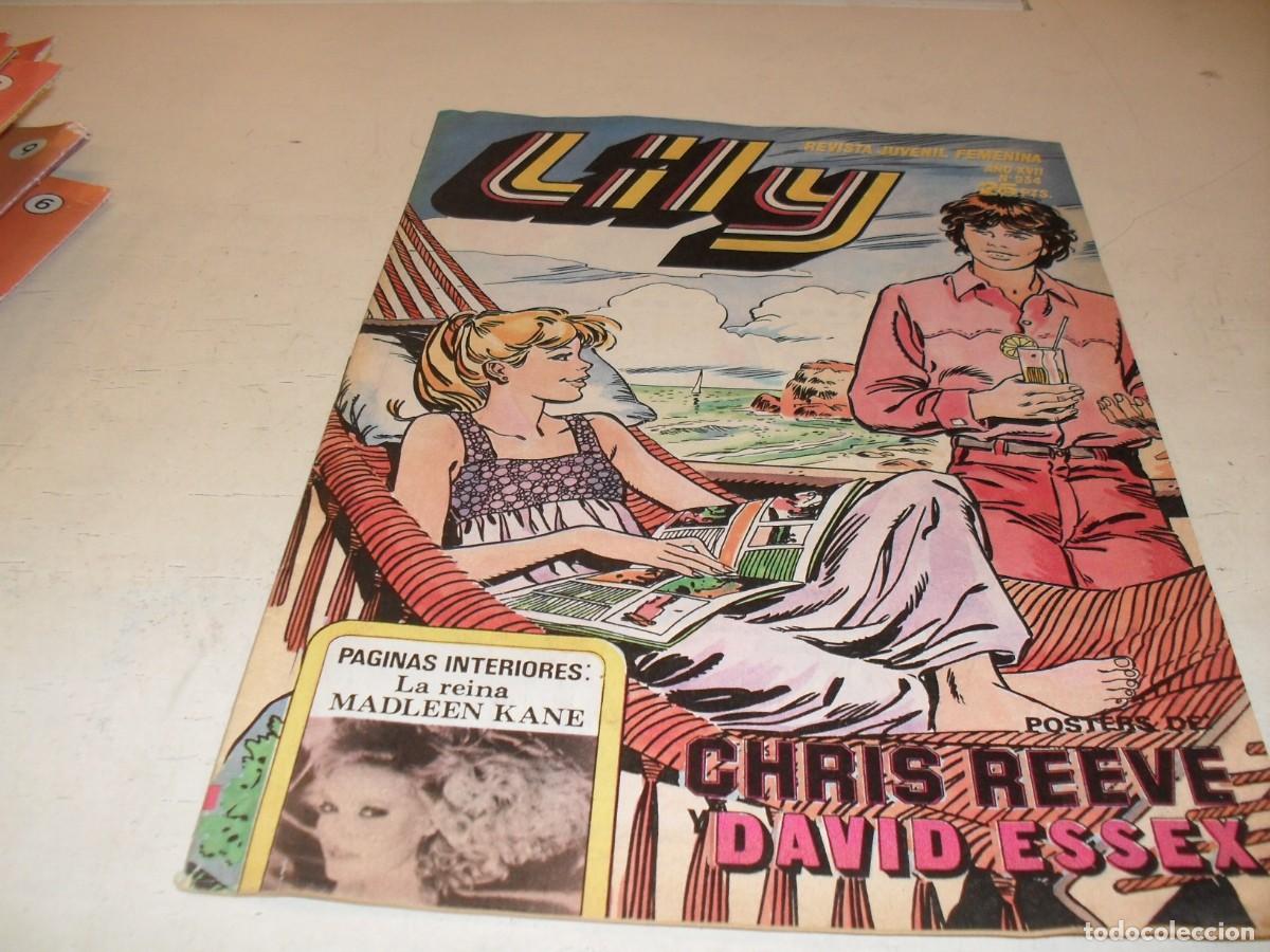 Tebeos: LILY N&ordm; 934,CoN POSTER DE CHRIS REEVE Y DAVID ESSEX,DE 1208.BRUGUERA,1970.MBE