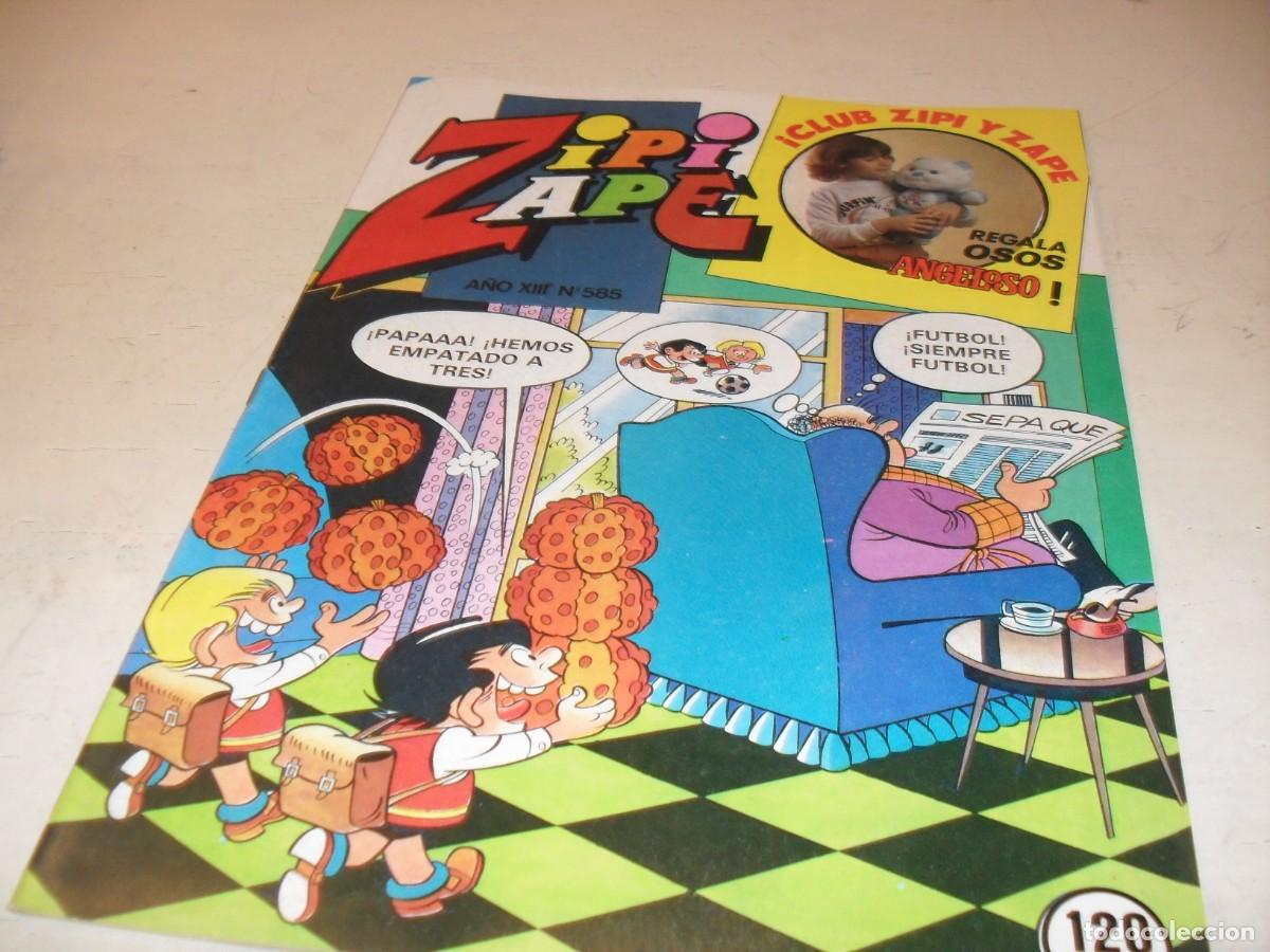Tebeos: ZIPI Y ZAPE N&ordm; 585,EN INTERIOR PUBLICIDAD DE TIRITON,DE BERJUSA,DE 673.BRUGUERA,1972.MBE
