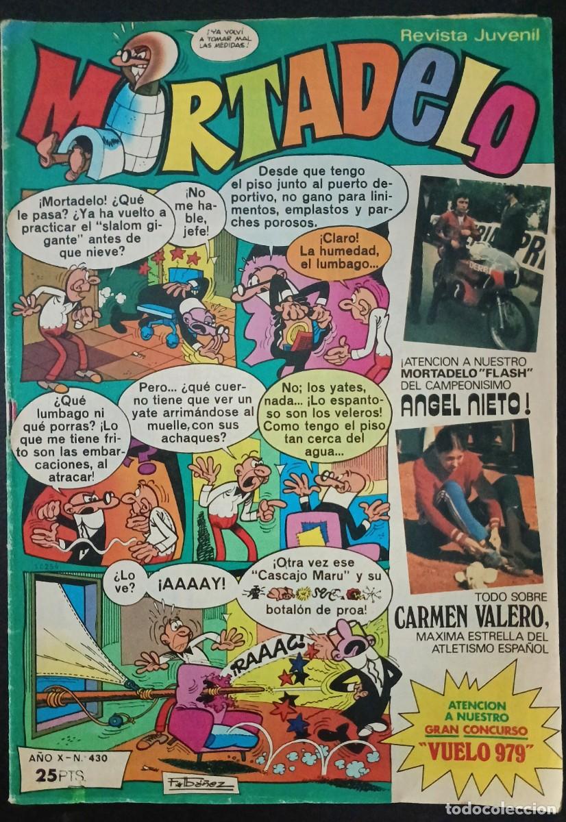 Tebeos: MORTADELO SEMANAL-BRUGUERA- N&ordm; 430 -19-FEBRERO-1979-DOMINO-TOPOLINO- SIR TIM-CASI BUENO-VEA-1807