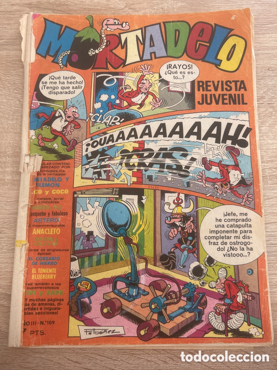 Tebeos: Mortadelo n&uacute;m 109 revista juvenil