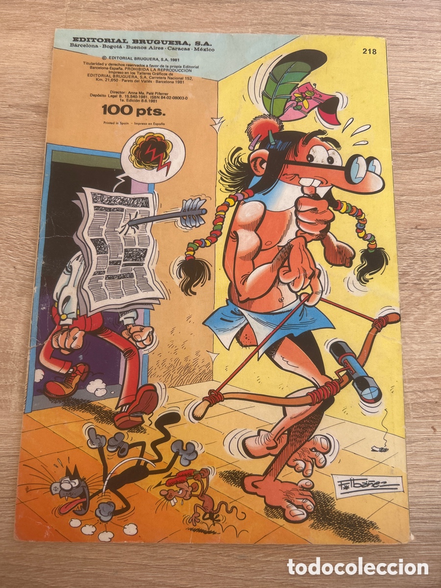 Tebeos: Mortadelo y Filem&oacute;n n&uacute;m 218 primera edici&oacute;n - Foto 2