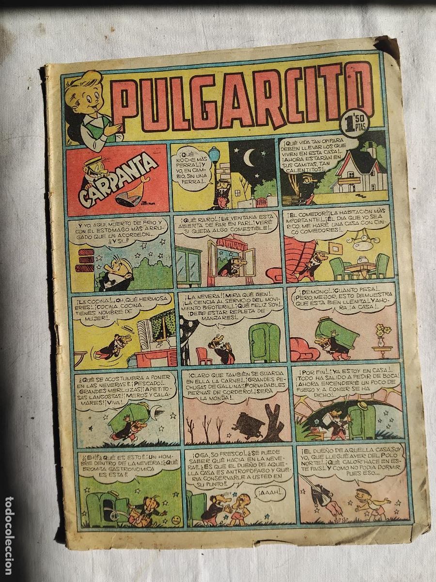 Tebeos: PULGARCITO N&ordm; 243. EDITORIAL BRUGUERA.