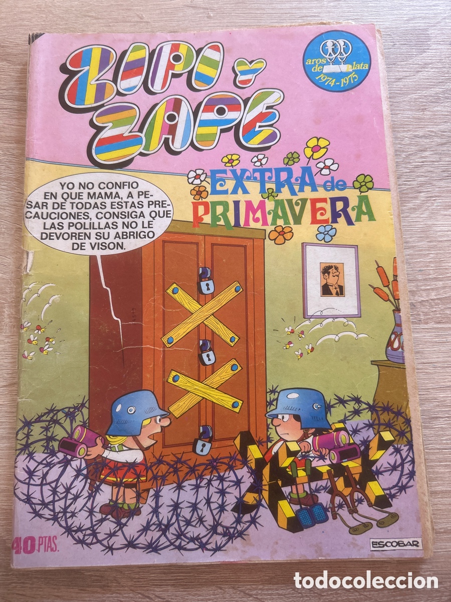 Tebeos: Zipi y zape extra de primavera falta el p&oacute;ster