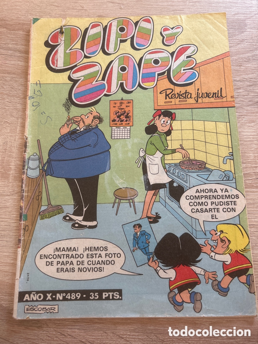 Tebeos: Zipi y zape n&uacute;m 489 revista juvenil