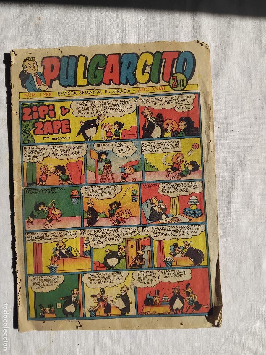 Tebeos: PULGARCITO N&ordm; 1298. EDITORIAL BRUGUERA.