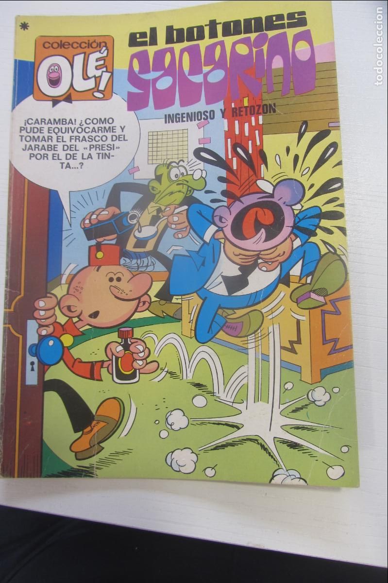 Tebeos: EL BOTONES SACARINO. OLE N&ordm; 68. BRUGUERA 3&deg; ED IBA&Ntilde;EZ arx39