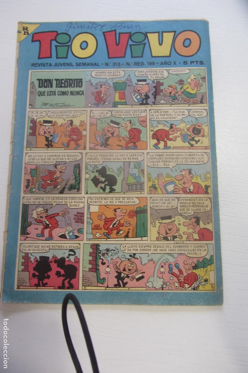 Tebeos: TIO VIVO N&ordm; 313. BRUGUERA 1967 arx39