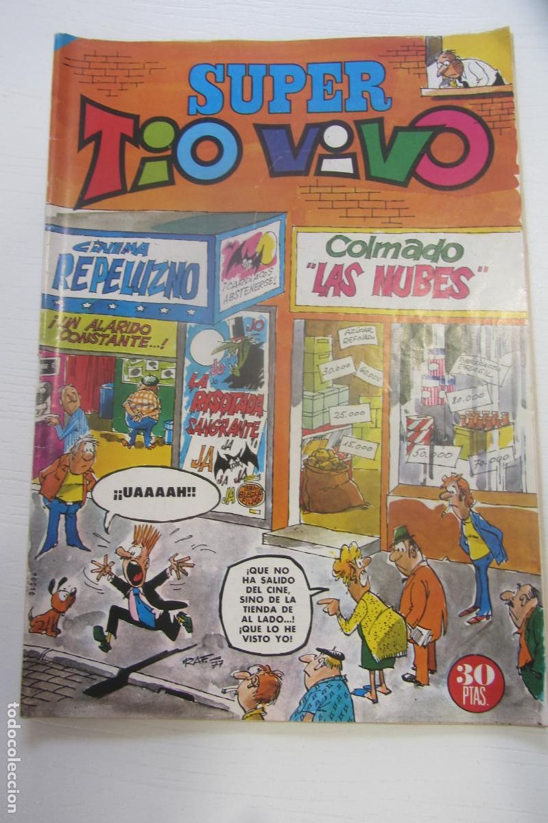 BDs: SUPER TIO VIVO N&ordm; 58 CON POLICIACO CADAVER ON THE ROCKS BRUGUERA 1980 arx39