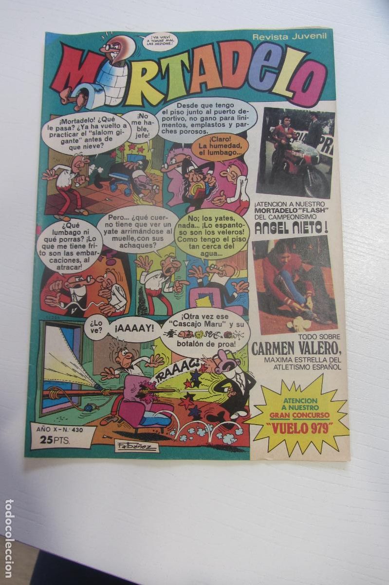 Tebeos: MORTADELO. A&Ntilde;O X N&ordm; 430 EDITORIAL BRUGUERA 1979 arx39