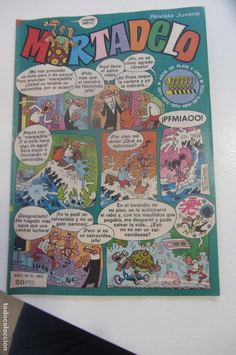 Tebeos: MORTADELO - N&ordm; 405 - REVISTA JUVENIL - BRUGUERA arx39