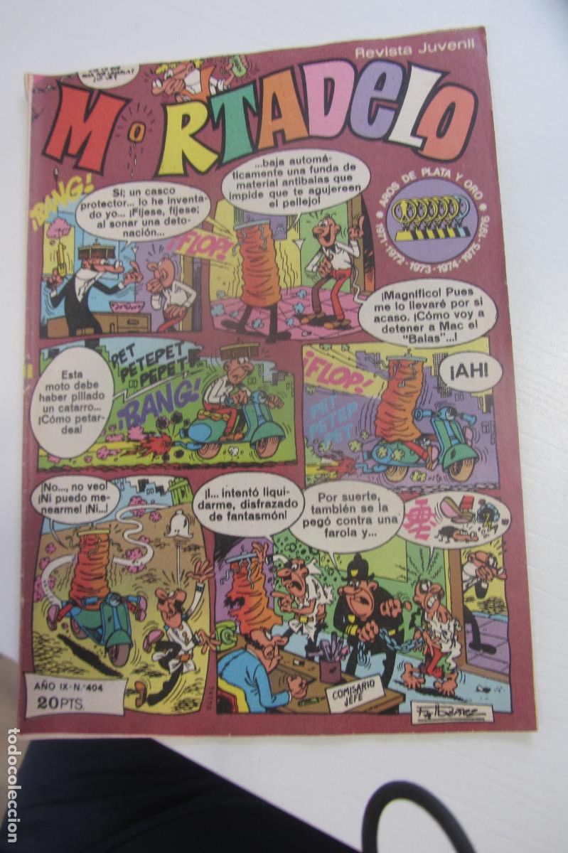 Tebeos: MORTADELO - N&ordm; 404 - REVISTA JUVENIL - BRUGUERA arx39