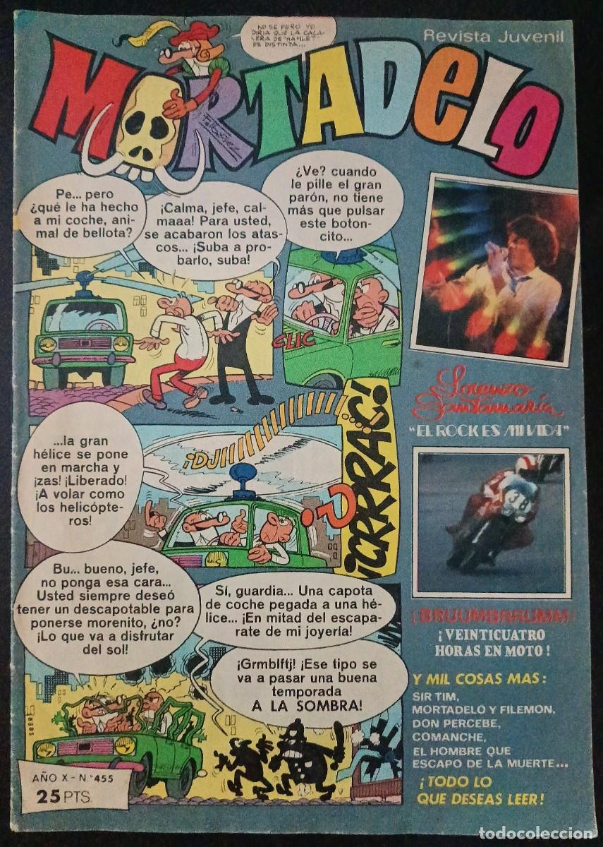 Tebeos: MORTADELO SEMANAL-BRUBUERA- N&ordm; 455 -13-AGOSTO-1979-COMANCHE-JAN EUROPA-BUENO-ESCASO-VEA-LEA-1808