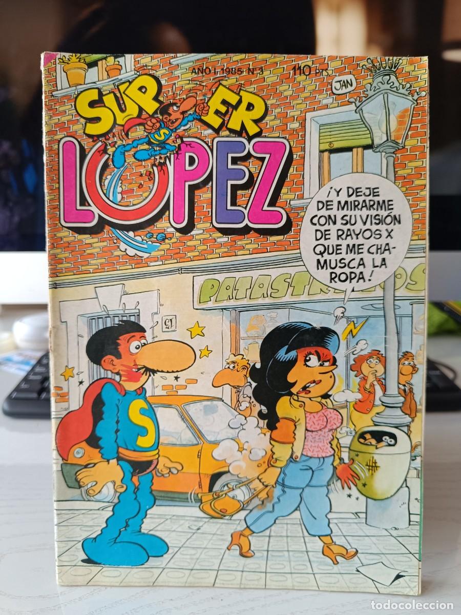 Tebeos: Comic: Bruguera - Super Lopez - A&ntilde;o I, N&ordm; 3 - 1985