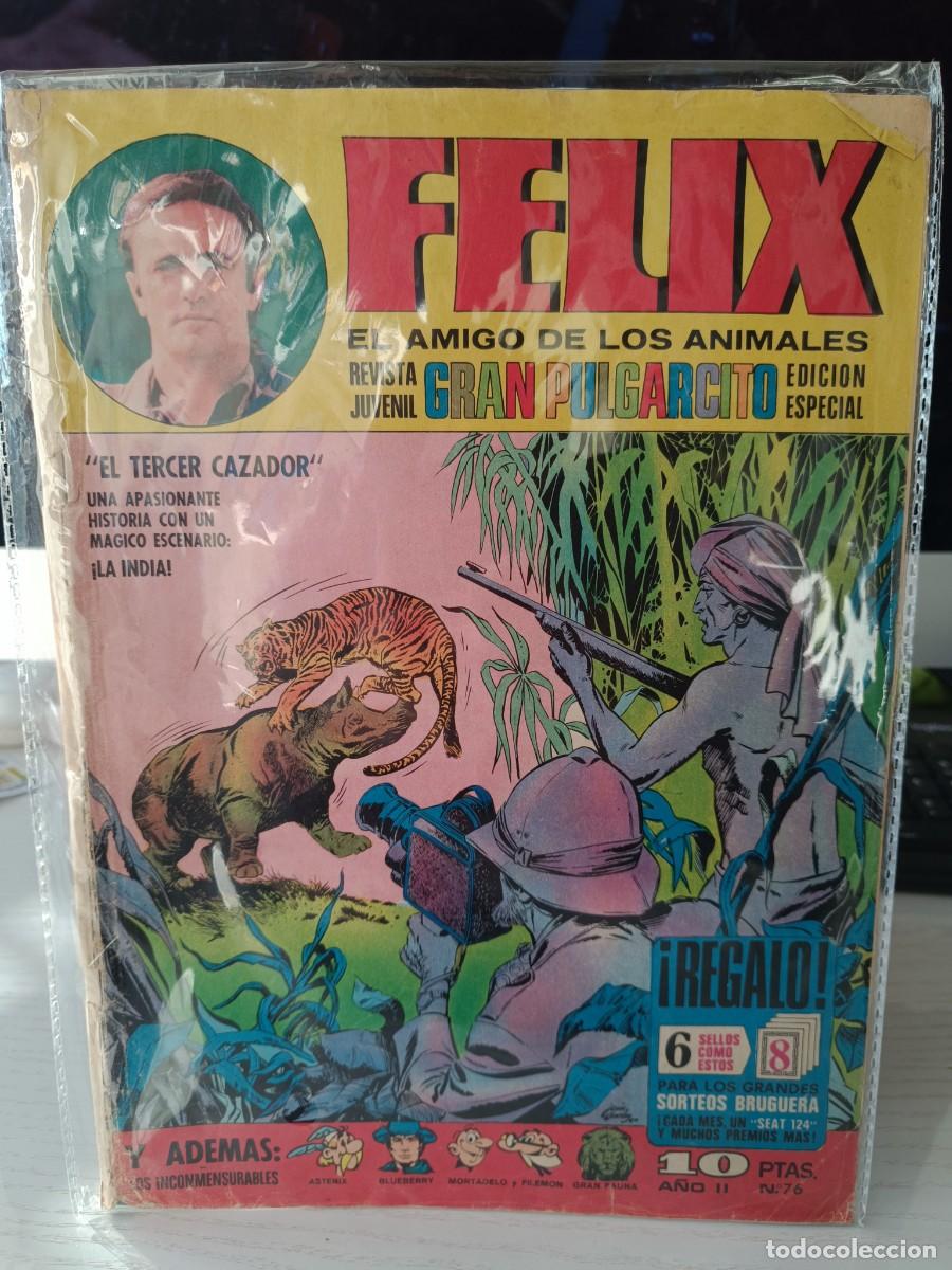 Tebeos: TEBEO FELIX EL AMIGO DE LOS ANIMALES N&ordm; 76 GRAN PULGARCITO EDICION ESPECIAL 1970