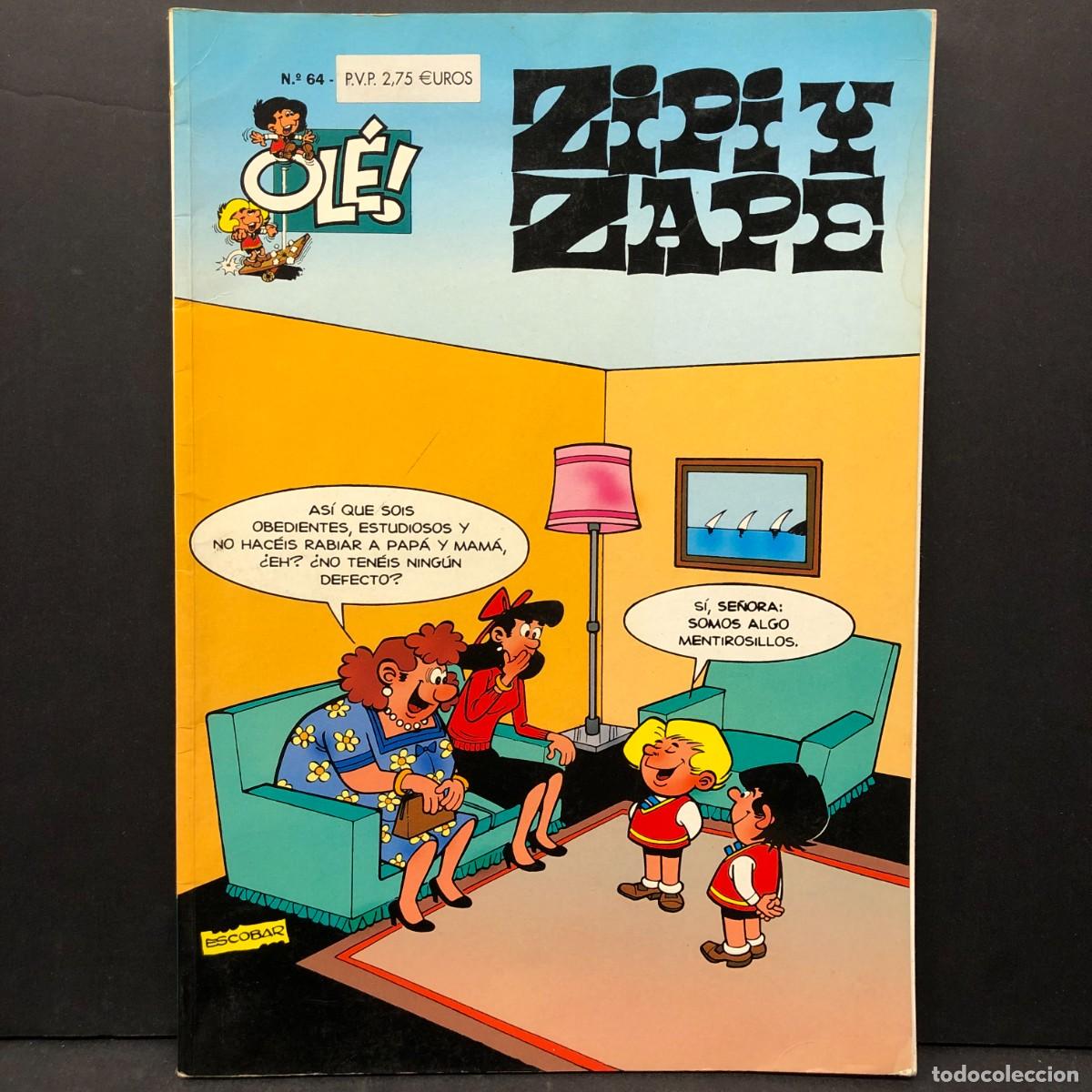 Tebeos: ZIPI Y ZAPE - OL&Eacute; - N&ordm; 64 - ESCOBAR / 448
