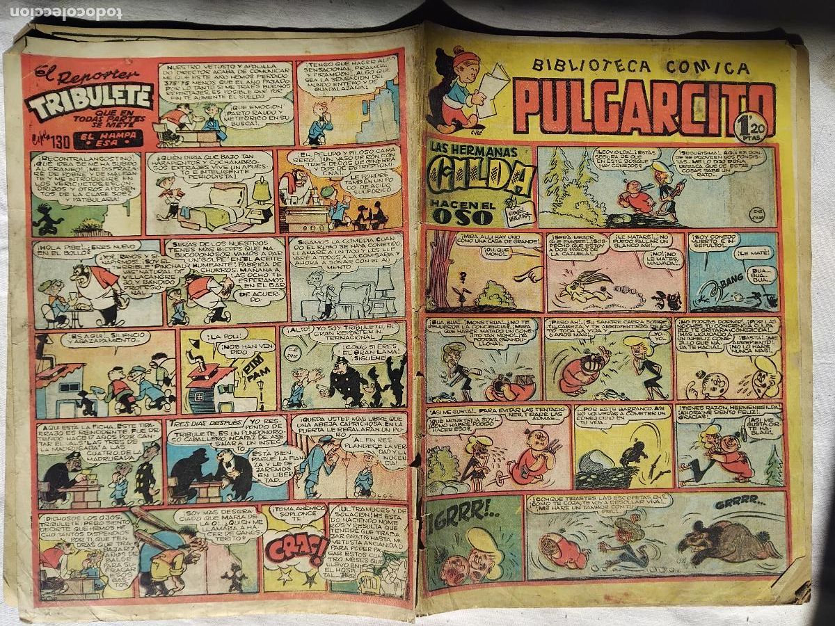 Tebeos: CUADERNOS HUMORISTICOS PULGARCITO N&ordm; 130. EDITORIAL BRUGUERA.