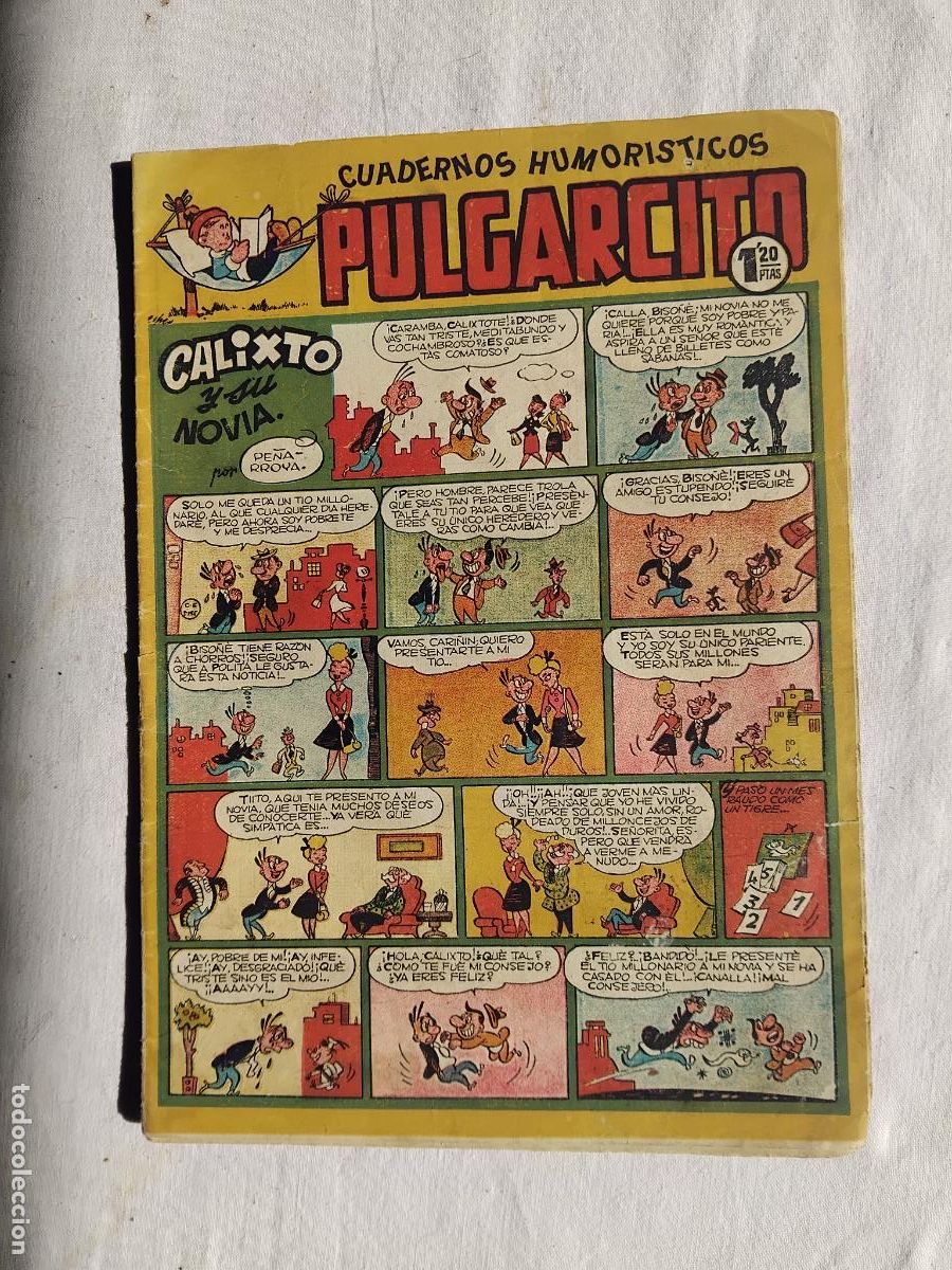 Tebeos: CUADERNOS HUMORISTICOS PULGARCITO N&ordm; 163. EDITORIAL BRUGUERA.