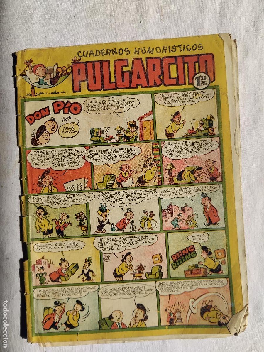 Tebeos: CUADERNOS HUMORISTICOS PULGARCITO N&ordm; 203. EDITORIAL BRUGUERA.