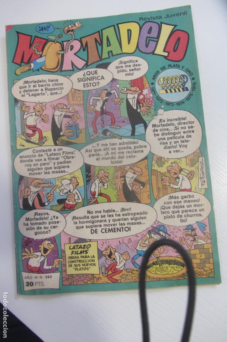 Tebeos: MORTADELO - N&ordm; 382 REVISTA JUVENIL - BRUGUERA arx149