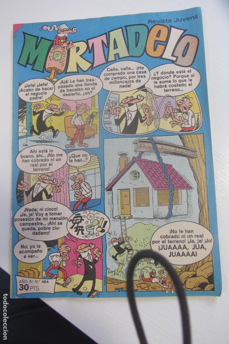 Tebeos: MORTADELO N&ordm; 484 CON AVENTURAS CORSARIO DE HIERRO REVISTA JUVENIL - BRUGUERA arx149