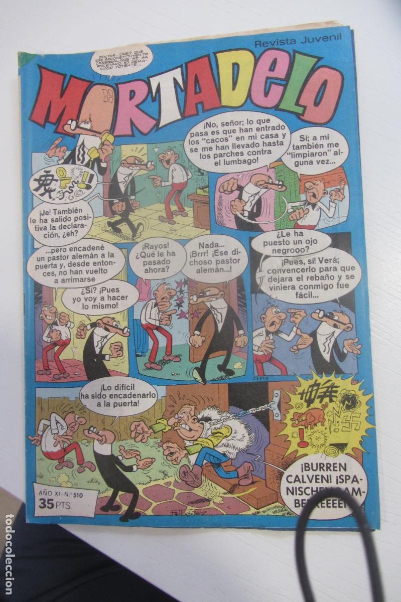 Tebeos: MORTADELO REVISTA SEMANAL N&ordm; 510 JUVENIL BRUGUERA arx149