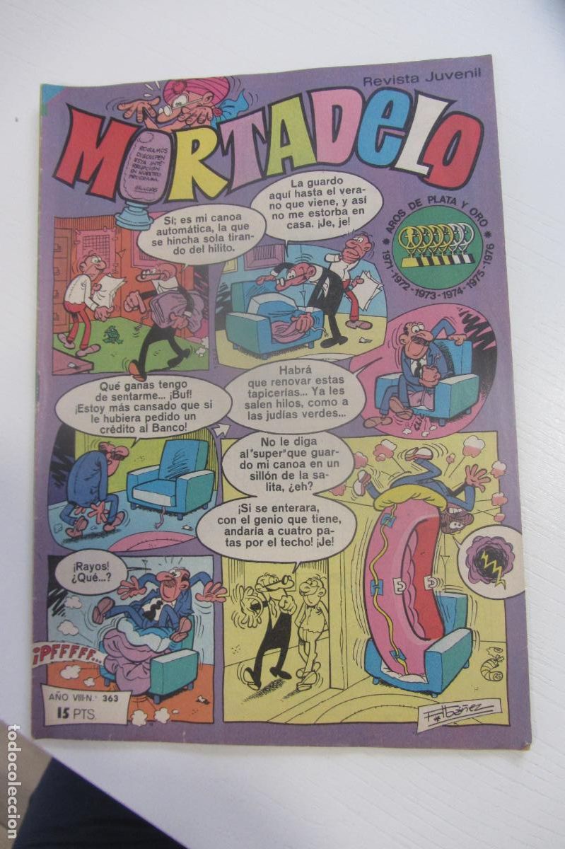 Tebeos: MORTADELO REVISTA SEMANAL N&ordm; 363 JUVENIL BRUGUERA arx149