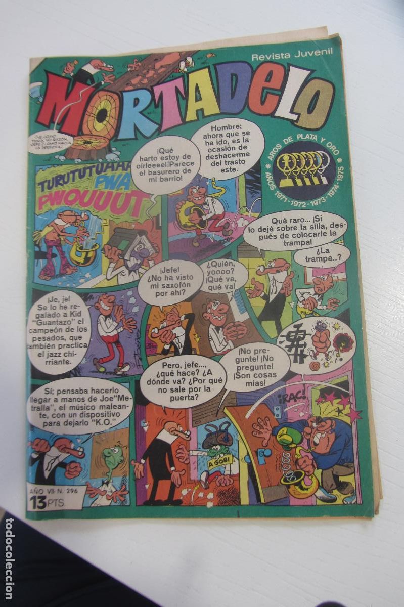 Tebeos: MORTADELO REVISTA SEMANAL N&ordm; 296 JUVENIL BRUGUERA arx149