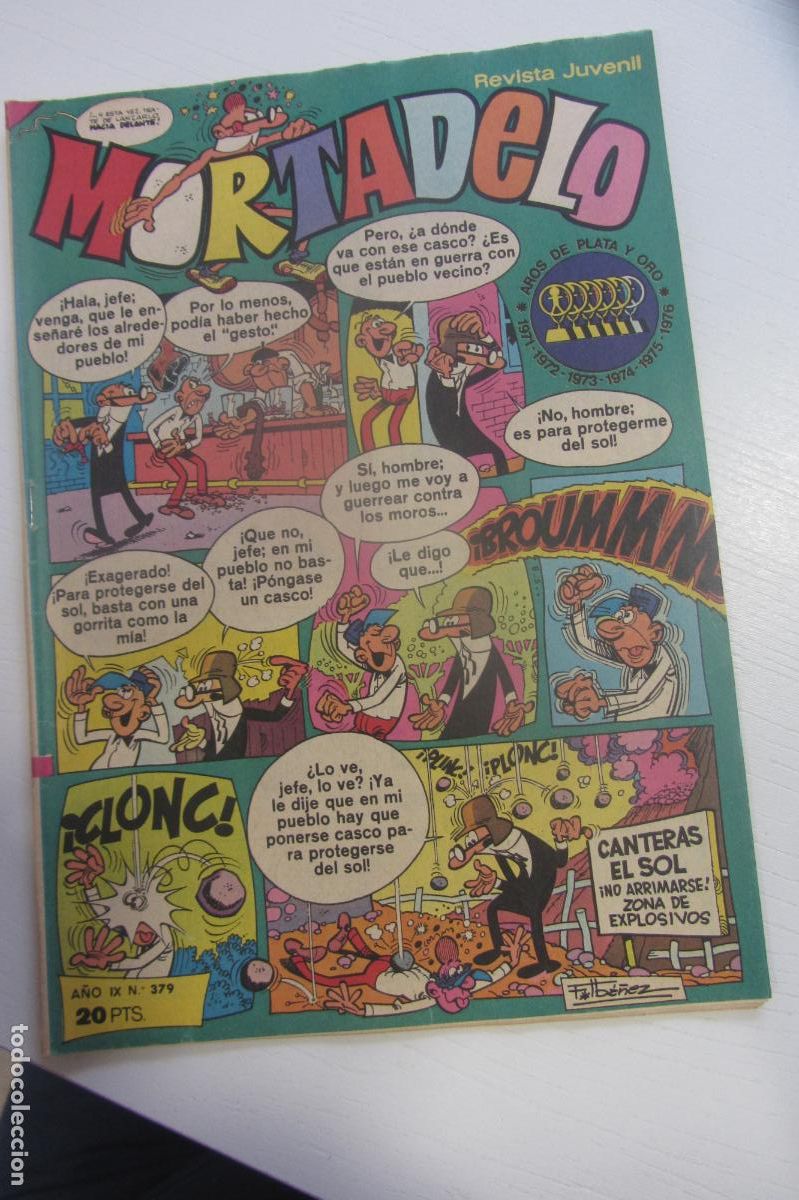 Tebeos: MORTADELO REVISTA SEMANAL N&ordm; 379 JUVENIL BRUGUERA arx149