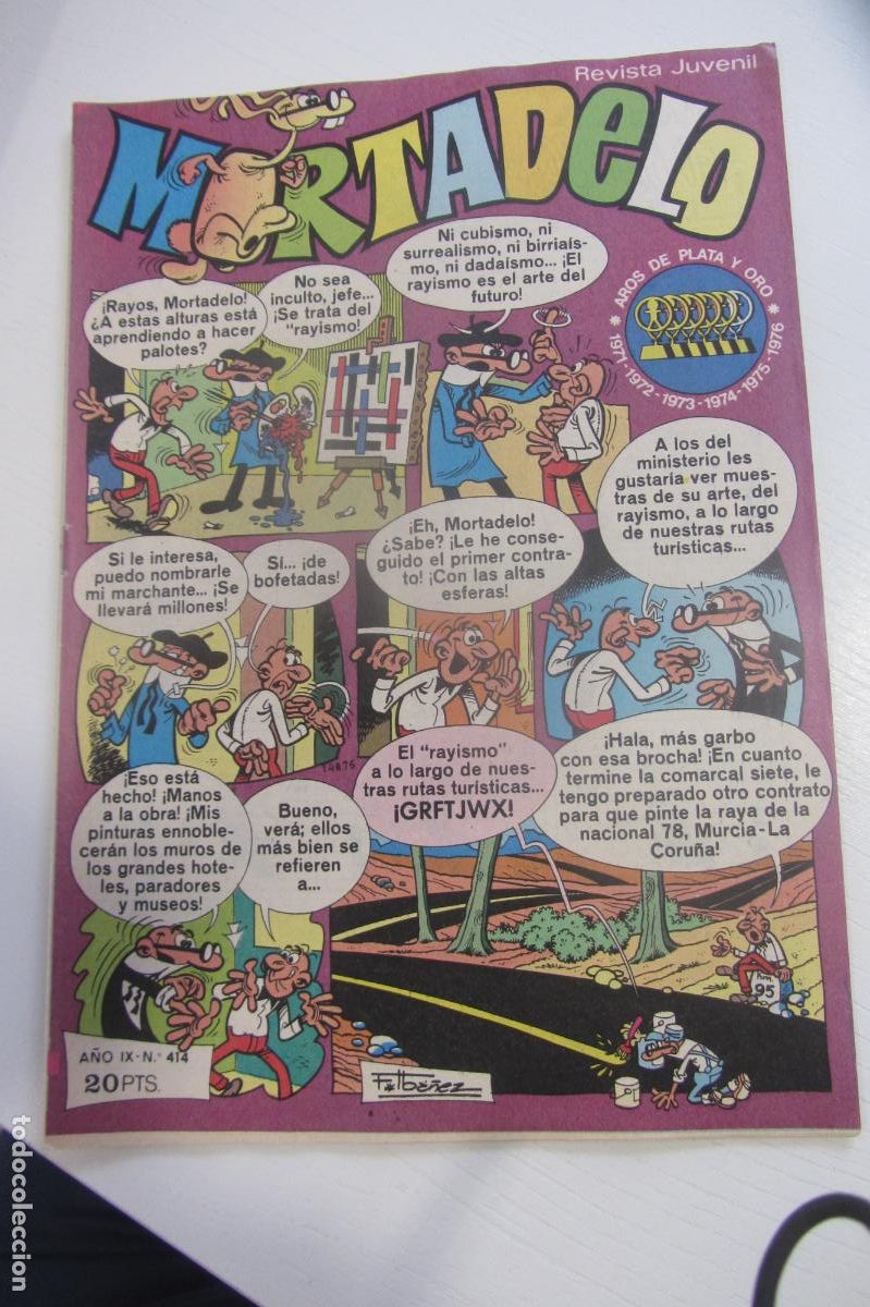 Tebeos: MORTADELO REVISTA SEMANAL N&ordm; 414 JUVENIL BRUGUERA arx149