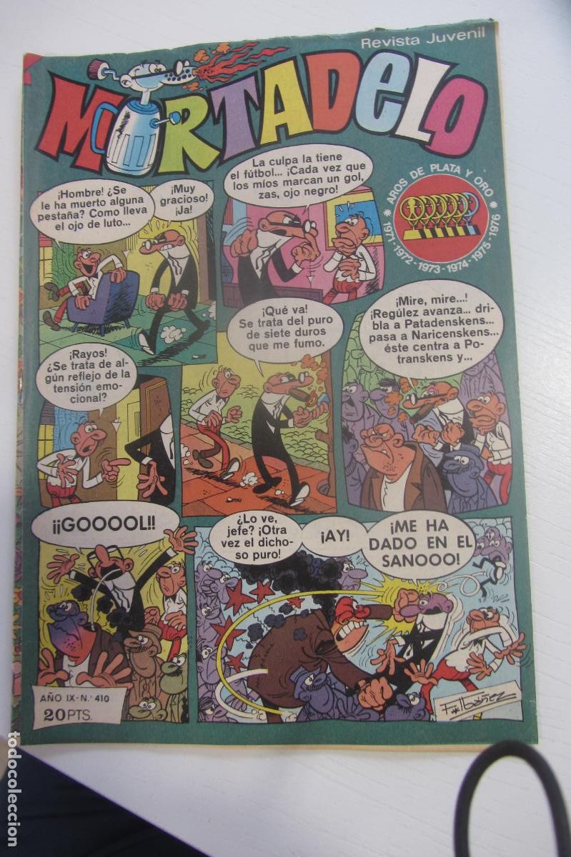 Giornalini: MORTADELO REVISTA SEMANAL N&ordm; 410 JUVENIL BRUGUERA arx149