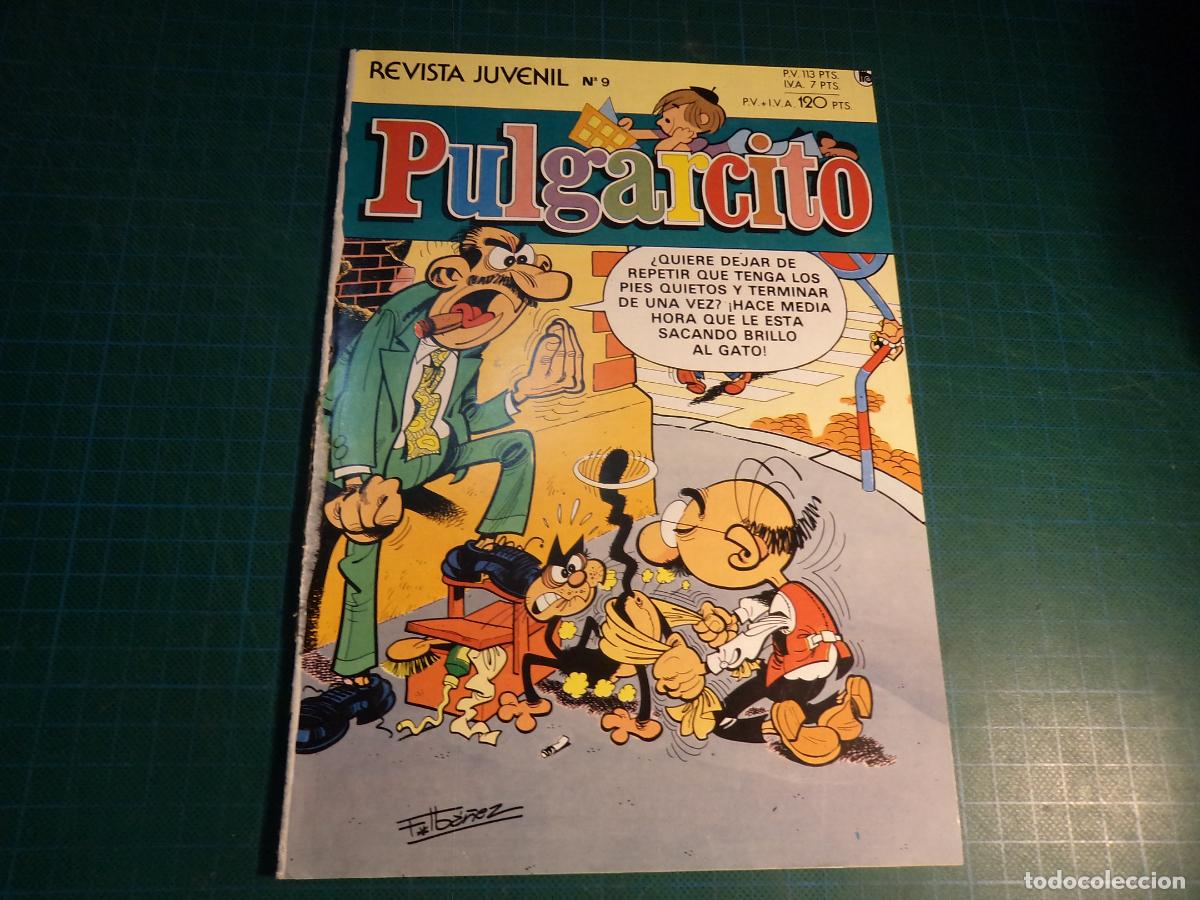 Tebeos: Pulgarcito 3&ordf; epoca. N&ordm; 9. Bruguera. Procede de retapado. (Ref. 21-B).