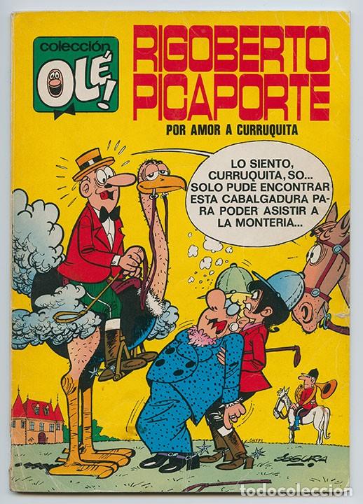 Tebeos: COLECCI&Oacute;N OL&Eacute;! - RIGOBERTO PICAPORTE - ED. BRUGUERA - N&ordm; 34 - 1&ordf; EDICI&Oacute;N - 1971