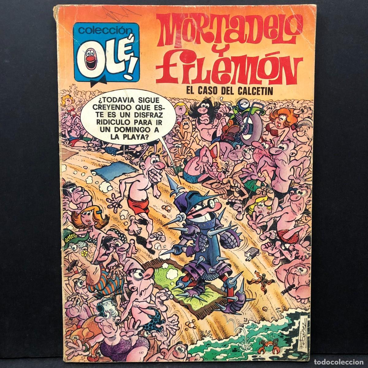 Tebeos: MORTADELO Y FILEM&Oacute;N - EL CASO DEL CALCETIN - 128 - F. IB&Aacute;&Ntilde;EZ - COLECCI&Oacute;N OL&Eacute; / 466