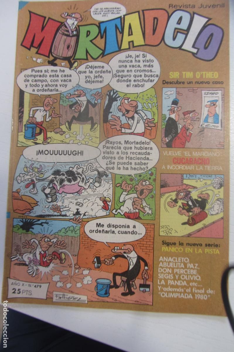 Tebeos: MORTADELO REVISTA SEMANAL N&ordm; 476 JUVENIL BRUGUERA arx149