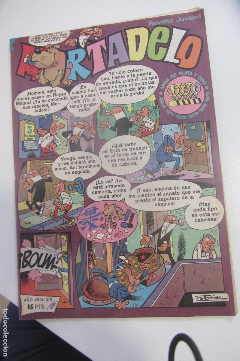 Tebeos: MORTADELO REVISTA SEMANAL N&ordm; 319 JUVENIL BRUGUERA arx149