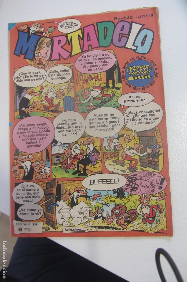 Tebeos: MORTADELO REVISTA SEMANAL N&ordm; 338 JUVENIL BRUGUERA arx149