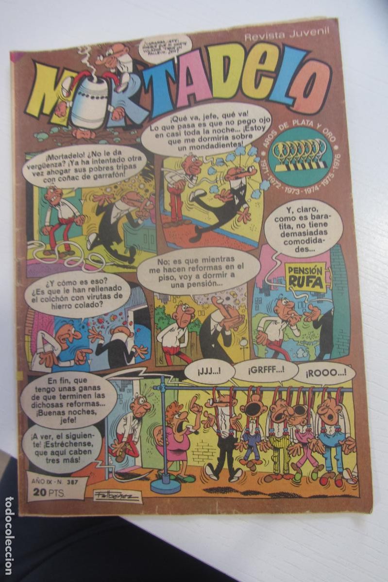 Tebeos: MORTADELO REVISTA SEMANAL N&ordm; 387 JUVENIL BRUGUERA arx149