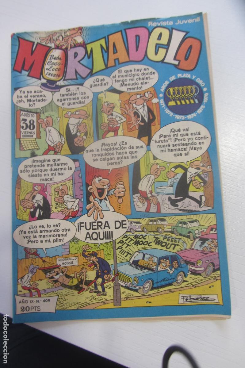 Tebeos: MORTADELO REVISTA SEMANAL N&ordm; 409 JUVENIL BRUGUERA arx149